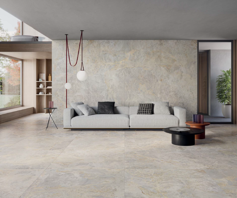 24" X 48" Porcelain Pietrasanta: Ivory | Pera Tile
