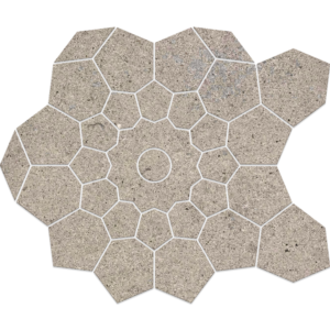 150483-BLOO COASTAL GREY BLOOM MOSAIC HONED 150483-BLOO COASTAL GREY BLOOM MOSAIC HONED