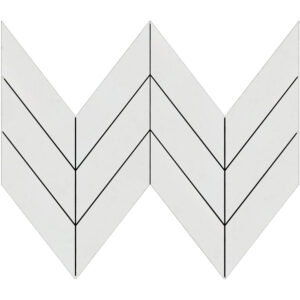150320-chev3-thassos-white-extra-1-7-8in-x-6-7-8in-midi-chevron-mosaic-polished Thassos White 1 7/8" X 6 7/8" Polished Midi Chevron Mosaic
