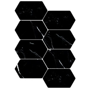 Noir Noble Hexbrick Mosaic