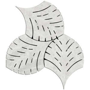 Vanilla Foliage Mosaic - Honed