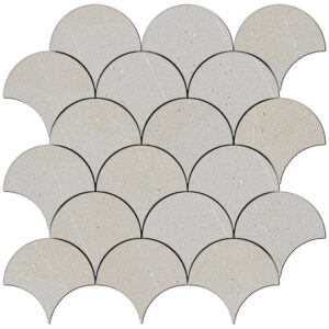Allure: 4" Fish Scale Mosaic - Dawn