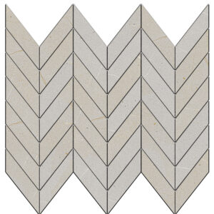 Allure: 1 1/2" X 3 5/8" Mini Chevron Mosaic - Dawn