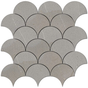 Allure: 4" Fish Scale Mosaic - Horizon