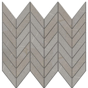 Allure: 1 1/2" X 3 5/8" Mini Chevron Mosaic - Horizon