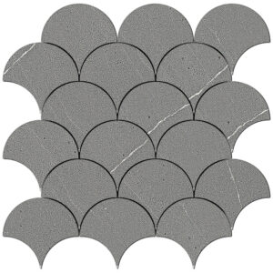 Allure: 4" Fish Scale Mosaic - Mist