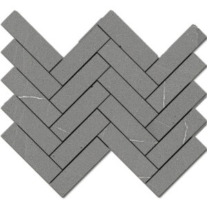 Allure: 1 1/2" X 5 1/2" Herringbone Mosaic - Mist