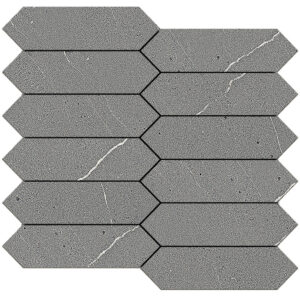 Allure: 1 3/4" X 6 1/2" Picket Mosaic - Mist