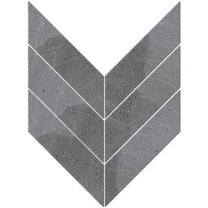 Allure: 3" X 10" Macro Chevron Mosaic - Dusk
