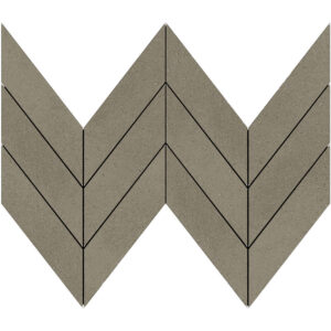 Harmony: 1 7/8" X 6 7/8" Midi Chevron Mosaic - Taupe
