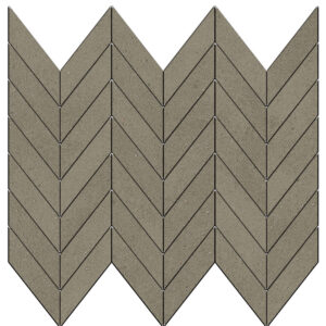 Harmony: 1 1/2" X 3 5/8" Mini Chevron Mosaic - Taupe