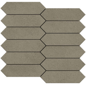 Harmony: 1 3/4" X 6 1/2" Picket Mosaic - Taupe
