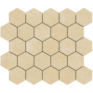 Noble: 3 1/4" Hexagon Mosaic - Grace