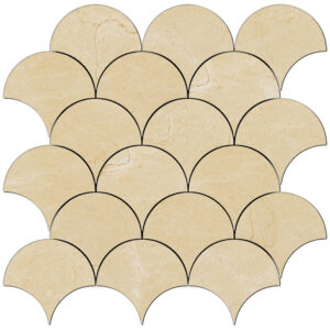 Noble: 4" Fish Scale Mosaic - Grace