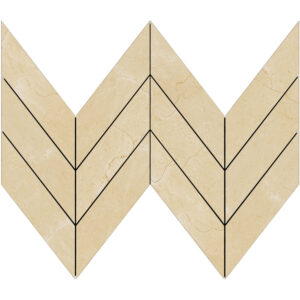 Noble: 1 7/8" X 6 7/8" Midi Chevron Mosaic - Grace