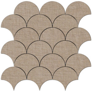 Bespoke: 4" Fish Scale Mosaic - Desert