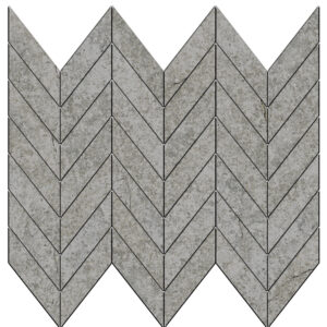 Sonata: 1 1/2" X 3 5/8" Mini Chevron Mosaic - Cool Summer Mix