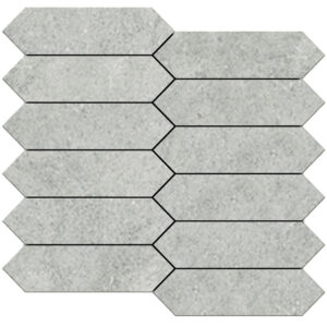 Stream: 1 3/4" X 6 1/2" Picket Mosaic - Gray