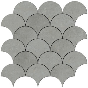 Midtown: 4" Fish Scale Mosaic - Cast Nickel
