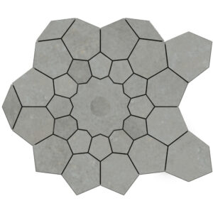 Midtown: Bloom Mosaic - Cast Nickel