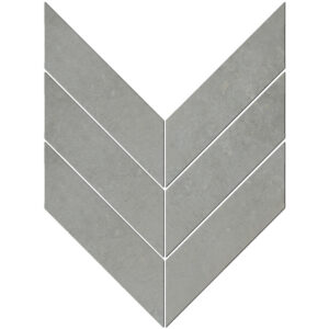 Midtown: 3" X 10" Macro Chevron Mosaic - Cast Nickel