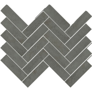 Midtown: 1 1/2" X 5 1/2" Herringbone Mosaic - Graphite