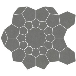 Eureka: Bloom Mosaic - Dark Gray