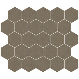 Eureka: 3 1/4" Hexagon Mosaic - Tobacco