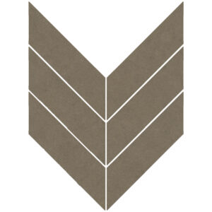 Eureka: 3" X 10" Macro Chevron Mosaic - Tobacco