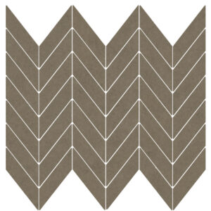 Eureka: 1 1/2" X 3 5/8" Mini Chevron Mosaic - Tobacco