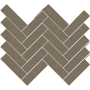 Eureka: 1 1/2" X 5 1/2" Herringbone Mosaic - Tobacco