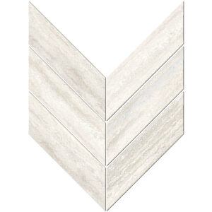 Veneto: 3" X 10" Macro Chevron Mosaic - Light