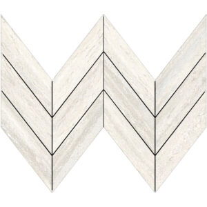 Veneto: 1 7/8" X 6 7/8" Midi Chevron Mosaic - Light
