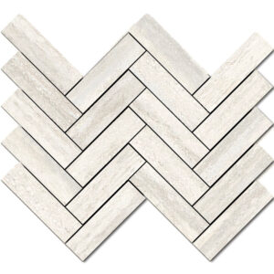 Veneto: 1 1/2" X 5 1/2" Herringbone Mosaic - Light