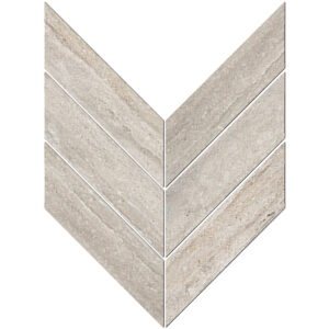 Veneto: 3" X 10" Macro Chevron Mosaic - Tuscany