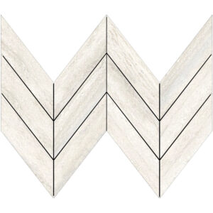 Veneto: 1 7/8" X 6 7/8" Midi Chevron Mosaic - Light