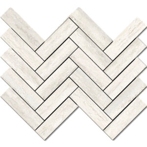 Veneto: 1 1/2" X 5 1/2" Herringbone Mosaic - Light