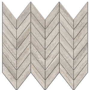 Veneto: 1 1/2" X 3 5/8" Mini Chevron Mosaic - Tuscany