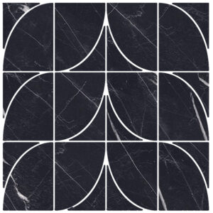 Nero Marquina: Corrente Mosaic