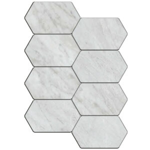 Pietrasanta: Hexbrick Mosaic - Bianco