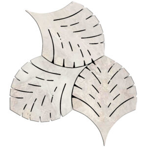 Pietrasanta: Foliage Mosaic - Ivory