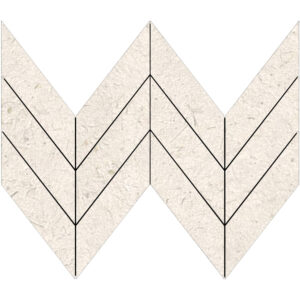 Impression: 1 7/8" X 6 7/8" Midi Chevron Mosaic - Bone