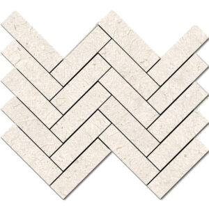 Impression: 1 1/2" X 5 1/2" Herringbone Mosaic - Bone