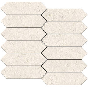 Impression: 1 3/4" X 6 1/2" Picket Mosaic - Bone