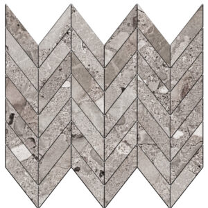 250673-chev4-petravera-1-1-2in-x-3-5-8in-mini-chevron-mosaic-greto-taupe-lappato Petravera: 1 1/2" X 3 5/8" Mini Chevron Mosaic - Greto Taupe