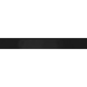 Sublime: 3" X 24" Glazed Bullnose - Black