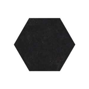Sublime: 6" Hexagon Tile - Black