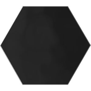 Sublime: 12" Hexagon Tile - Black