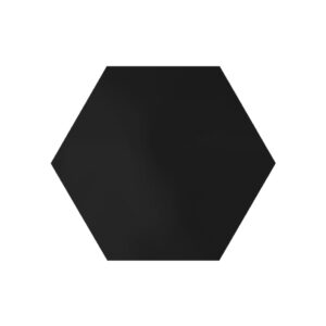 Sublime: 6" Hexagon Tile - Black