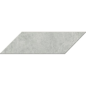 Stream: 5 3/4" X 17 3/8" Chevron Tile - Gray